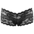 Cottelli - Culotte brésilienne en dentelle noire - lingerie sexy - XL