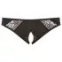 Cottelli Plus Size - Culotte ouverte en dentelle (noir) - XL