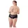 Cottelli - culotte ouverte grande taille - dentelle perles - noir - XL
