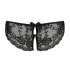 Cottelli - culotte ouverte femme dentelle nœud - noir - XL