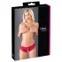Cottelli - culotte ouverte femme avec nœud - rouge - M