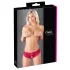 Cottelli - culotte ouverte femme avec nœud - rouge - XL