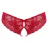 Cottelli - culotte ouverte femme avec nœud - rouge - XL