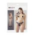 NO:XQSE - Culotte femme noire ouverte avec nœud - M