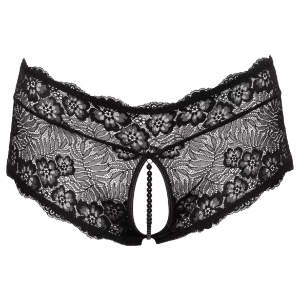 Cottelli Curves - culotte en dentelle ouverte (noir) - XL