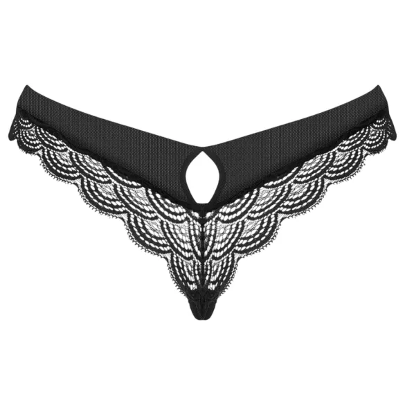 Obsessive Chemeris - string sexy femme - dentelle noire