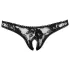 Cottelli - String sexy femme - dentelle noire - L