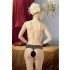 Cottelli - String dentelle perles (noir) - L