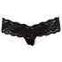 Cottelli - String en dentelle perlée (noir) - XL