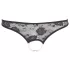 Cottelli - String ouvert avec perles - dentelle noire