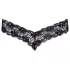 Cottelli - string perlé double - dentelle noire
