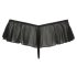 Cottelli - string perlé froufrouté ouvert (noir) - M