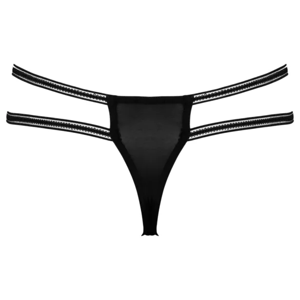 Cottelli - string ouvert avec anneau - luxe - noir