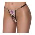 Cottelli - String luxe brodé lys (noir-blanc) - M/L