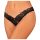Obsessive Donna Dream - culotte en dentelle ouverte (noir)