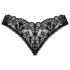 Obsessive Donna Dream - culotte en dentelle ouverte (noir)