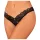 Obsessive - string ouvert dentelle - noir - XL/XXL