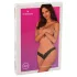Obsessive - string ouvert dentelle - noir - XL/XXL