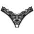 Obsessive - string ouvert dentelle - noir - XL/XXL