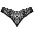 Obsessive - string ouvert dentelle - noir - XL/XXL