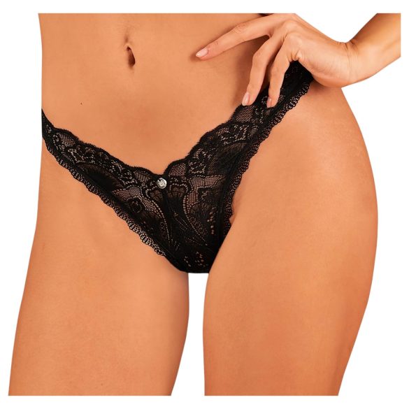 Rêve Érotique - String Dentelle Noire
