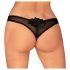 Obsessive Latinesa - tanga ouvert (noir) - XL/XXL