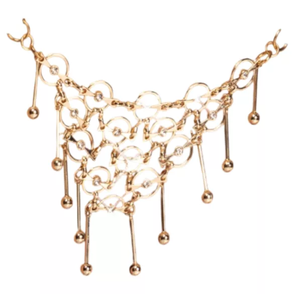 Cottelli - string ouvert avec ornement - dentelle noire - taille S-L