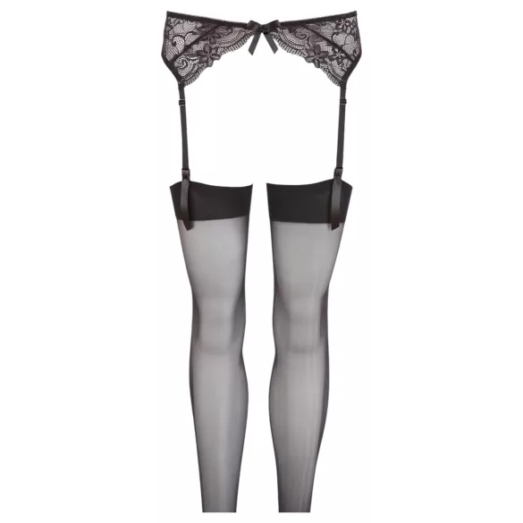 NO:XQSE - Ensemble porte-jarretelles en dentelle - noir