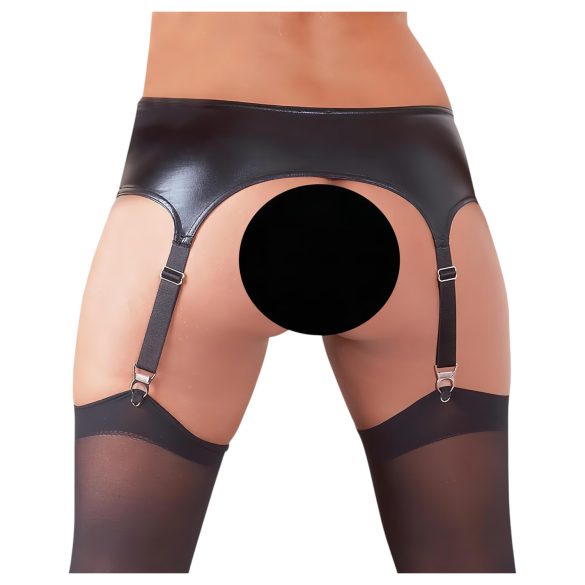 NO:XQSE - Ensemble porte-jarretelles effet brillant - XL