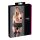 Cottelli Taille Plus - porte-jarretelles dentelle et lacets (noir) - XL
