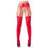 NO:XQSE - Ensemble Porte-Jarretelles Brillant (Rouge)