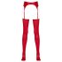 NO:XQSE - Ensemble Porte-Jarretelles Brillant (Rouge)