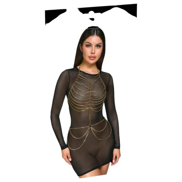 Cottelli - Harnais corporel chaîne - doré