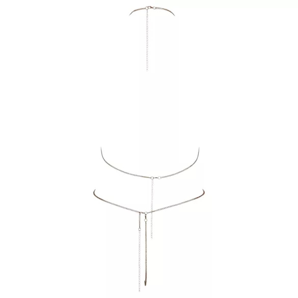 Cottelli - Bikini chaîne strass - argenté