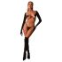Obsessive - soutien-gorge harnais à chaîne - noir (S-L)