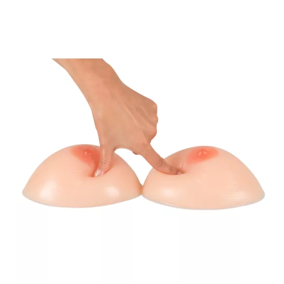 Cottelli - coussin push-up silicone avec téton - lot de 2 x 600g