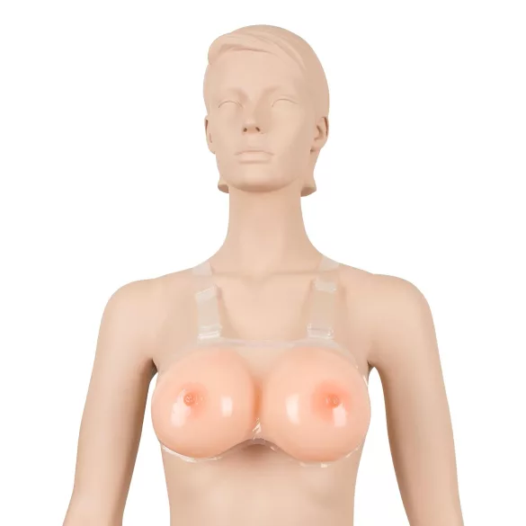 Cottelli - seins push-up en silicone à attacher - 2x600g