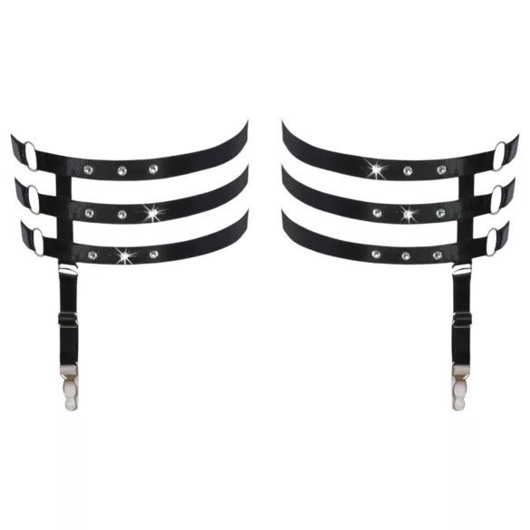 Cottelli - porte-jarretelles effet cuir - noir