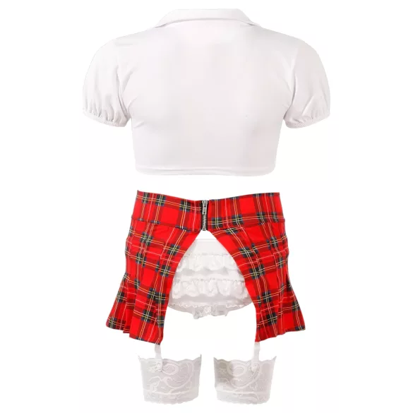 Cottelli - Costume écolière sexy - 5 pièces - M