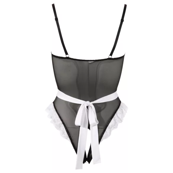 Cottelli - Body sexy de soubrette - lingerie noire - M