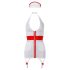 Cottelli - Robe infirmière sexy avec porte-jarretelles - XL