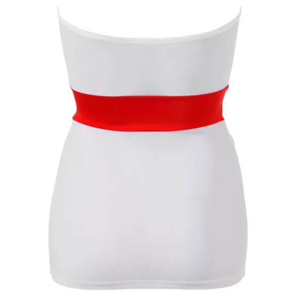 Cottelli - Costume infirmière sexy avec porte-jarretelles - blanc - XL
