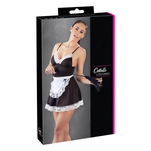Cottelli - Tenue de soubrette et tablier (noir-blanc)