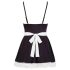 Cottelli - tenue de soubrette avec tablier (noir-blanc)