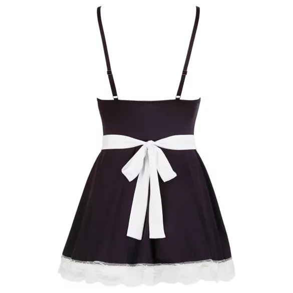 Cottelli - déguisement soubrette avec tablier - noir et blanc - M