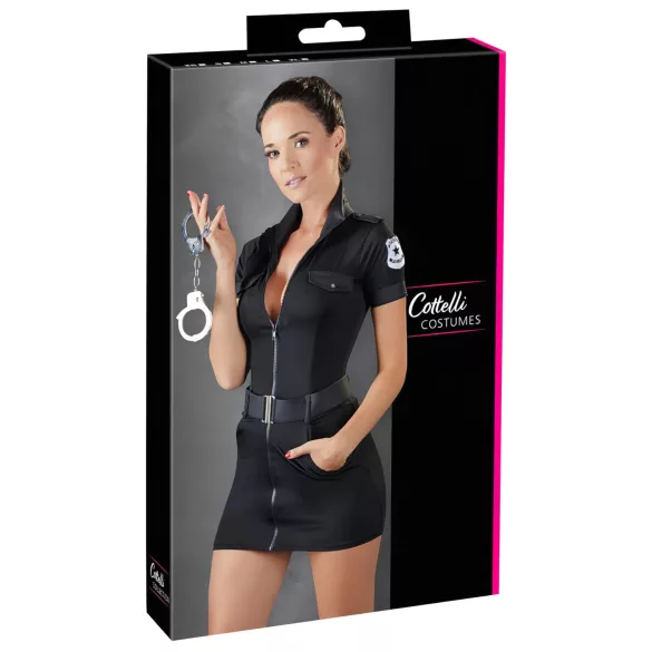 Cottelli Police - déguisement policière - robe courte noire