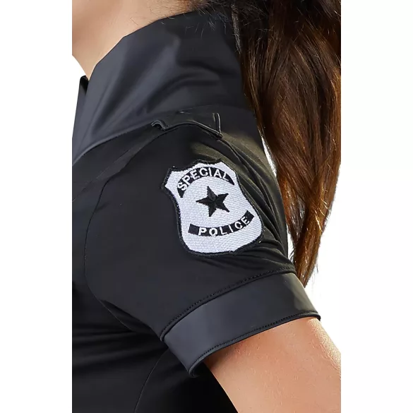 Cottelli Police - déguisement policière - robe courte noire