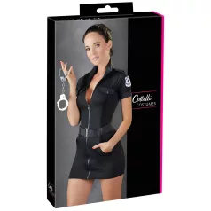   Cottelli Police - déguisement policière - robe courte noire - M