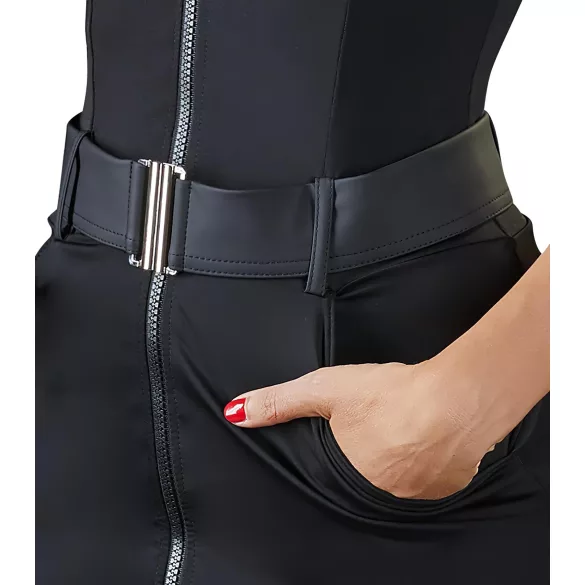 Cottelli Police - déguisement policière - robe courte noire - L