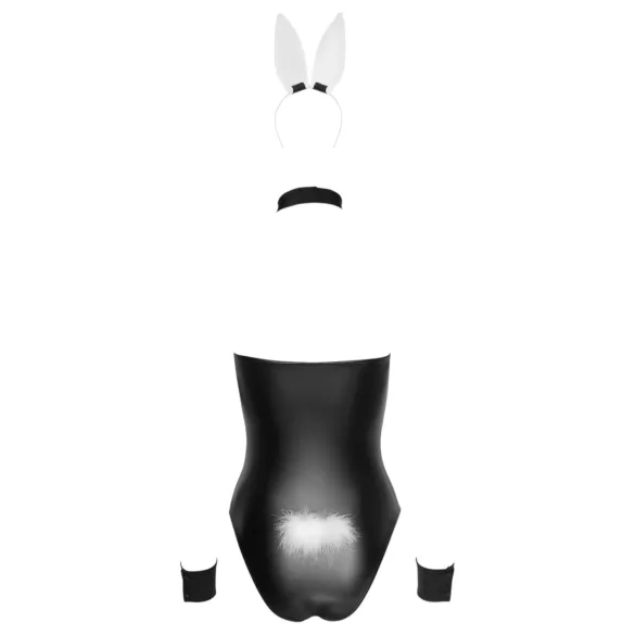 Cottelli Bunny - déguisement sexy lapine brillant - 5 pièces